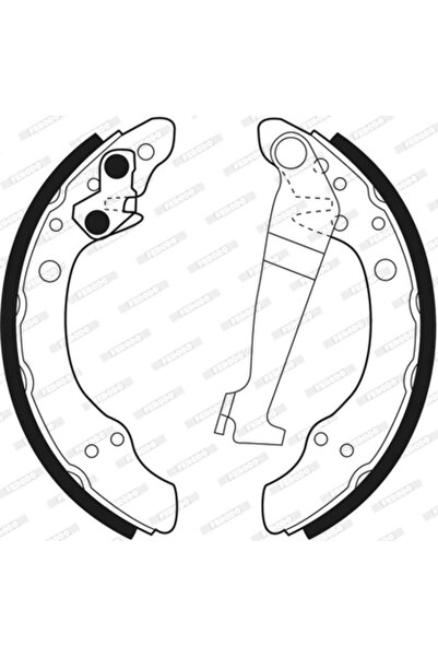 FERODO Set Saboti Frana Audi 100 C1 Cupe/100 C1 Limuzina/100 C2 1968-2012