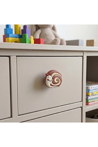 EYMEN YAPI Children's Room Furniture Handle Cabinet Knob Snail No:54