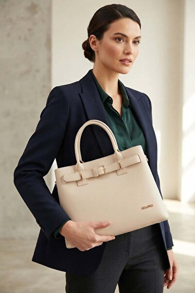 Armine 395-26Y Women's Shoulder Bag Cream
