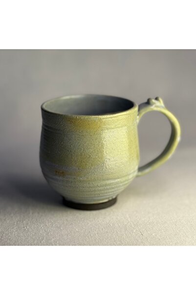 SAGE El Yapımı Stoneware Kupa 180 ml – Yeşil Minimal Tasarım Kahve Kupası