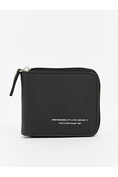 LC Waikiki Lcw Accessories Black Leather Look Men's Wallet