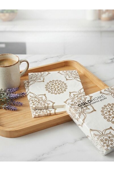 METE MUM PİNTEREST DESENLİ DEKORATİF KAĞIT PEÇETE 33X33 CM - 20'Lİ PAKET - SO...