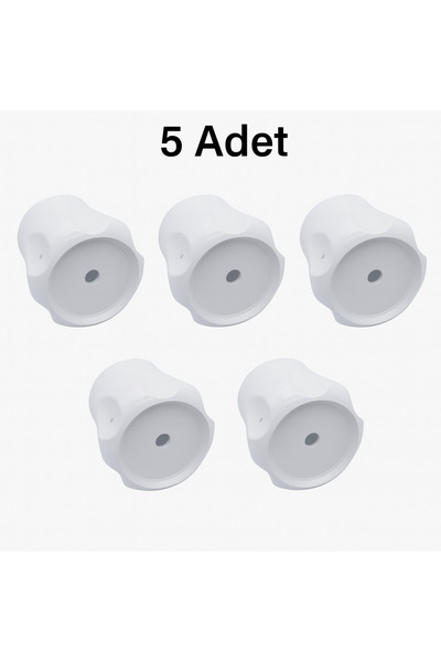 CATEKSSS Vidalı 7 mm - 5 Adet Radyatör Vanası Başlığı - Geniş Tip Petek Vana ...