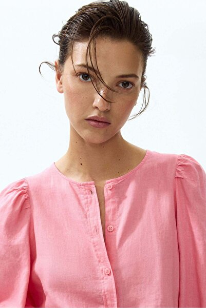 H&M Linen-blend blouse