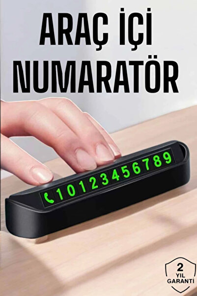 ARMÜZ Numbering In-Vehicle Car Vehicle Parking Numberer Phone Number Writing