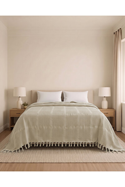 DB DANLA BALDİ Home Collection Double Jacquard Pattern Cotton Pique 230X250 c...