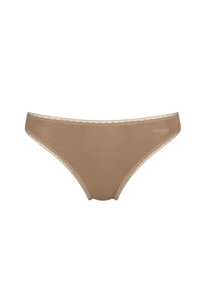 SLOGGI Set de 2 chiloți GO H Tai, bumbac organic, bej, S