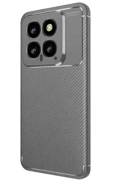 New Face Aconcept Mi 14t Case Auto Focus Carbon Cover (60955) - Gray