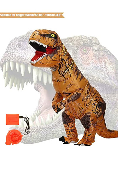 TAPIT Dinosaur Inflatable Cosplay Costume Funny Inflatable Costume T-Rex Cost...