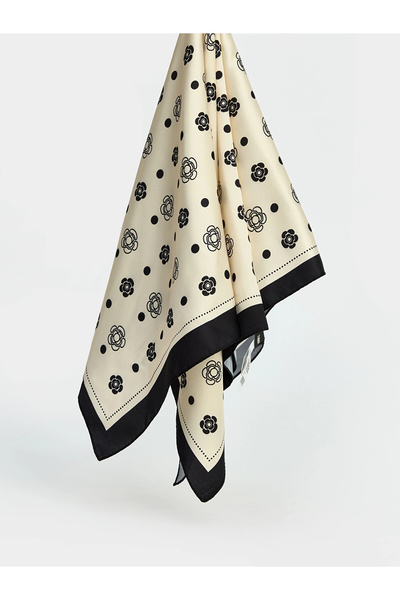 LC Waikiki Lcw Accessories Black Patterned Women's Bandana
