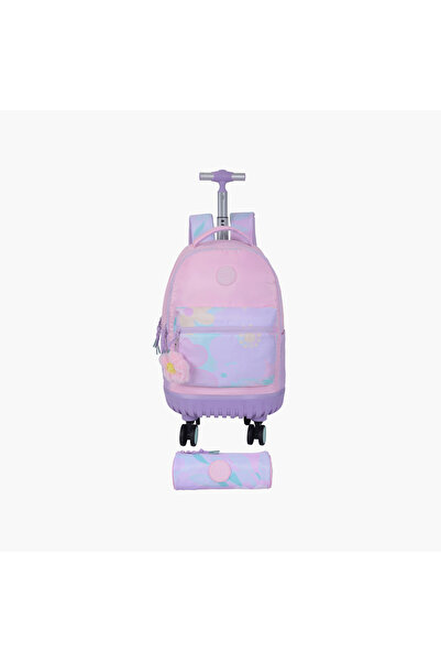 Pause 2-Piece Trolley Bag for Girls 13+ Years with Pencil Case - 18 Inch