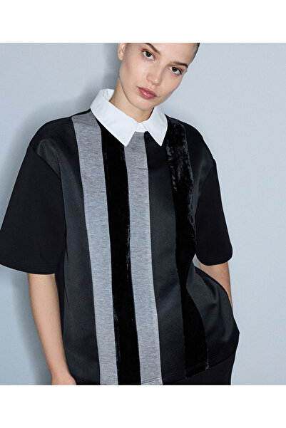İpekyol Kumaş mix colorblock sweatshirt