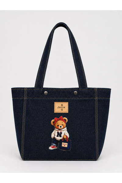 NARRATİVA Geantă Tote Denim Story