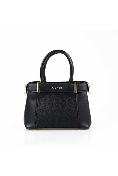 Aigner AG Women's New Classic Monogram Handbag – Fashion Commuter Tote Bag, S...