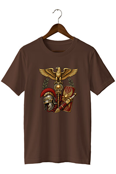 The Baski Μπλουζάκι Unisex με στάμπα της Ρωμαϊκής Αυτοκρατορίας με Κάλυμμα Κε...