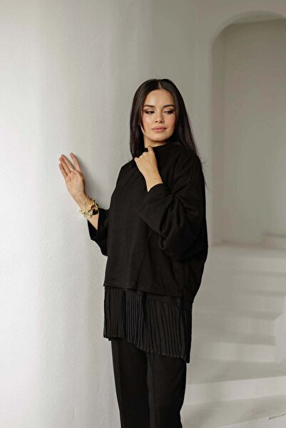 müqofficial طقم بنطلون رياضي فارا - أسود