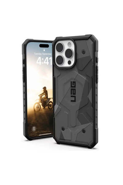 UAG Husă pentru iPhone 16 Pro, Pathfinder SE MagSafe, negru camuflaj - negru ...