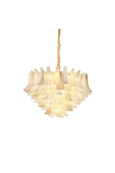 Siera Cloid Ceramic Chandelier E 14*28 Round 105 cm 10058-28