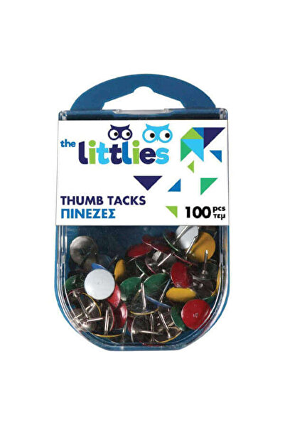 OEM THE LITTLIES ΠΙΝΕΖΕΣ ΧΡΩΜΑΤΙΣΤΕΣ BLISTER (100ΤΕΜ.)