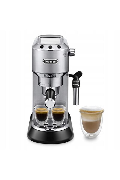De'Longhi Aparat de cafea espresso Dedica Style, Argintiu, 1350W 220V