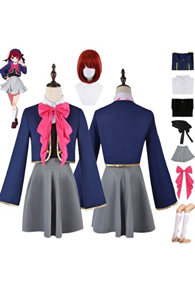 Funny Party Shop Costum Cosplay Ruby Hoshino – Oshi no Ko, Uniformă completă ...