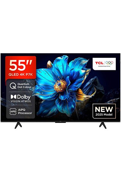TCL Smart TV - 55P7K, 55'', 4K, QLED, Quad core AiPQ, 120 Hz Game Accelerator...