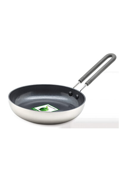 Greenpan Midipan Tava 14 cm – Paslanmaz Çelik Gövde Thermelon Seramik Yüzey |...