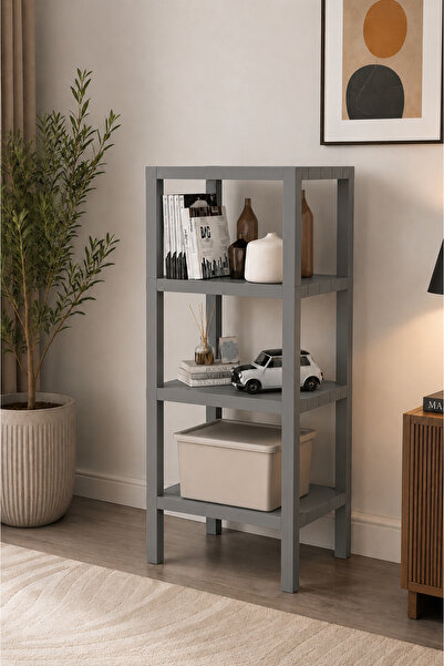 KaiHome 4 Katlı Raf Ünitesi Dolap Çok Amaçlı Organizer Banyo, Salon, Mutfak, ...