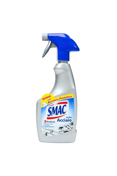 SMAC Brilla Acciaio 3 Actions Degreaser and Anti-limescale Spray for Stainles...
