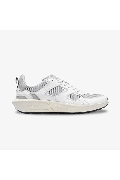 LOCI Volt Unisex White Sports Shoes