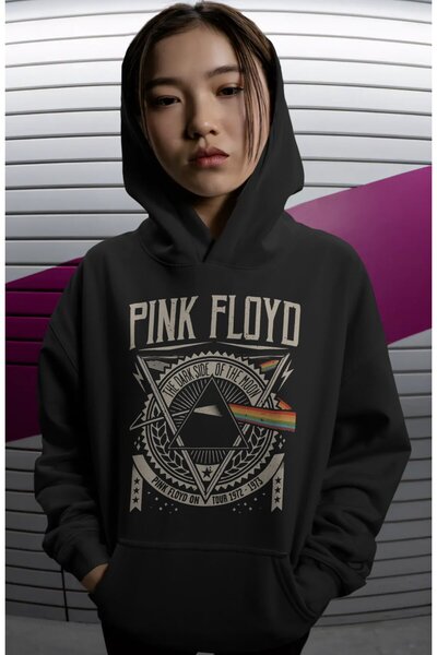 SEVBANO Pink Floyd Μουσικό Συγκρότημα με στάμπα στην πλάτη Unisex Oversize Pr...