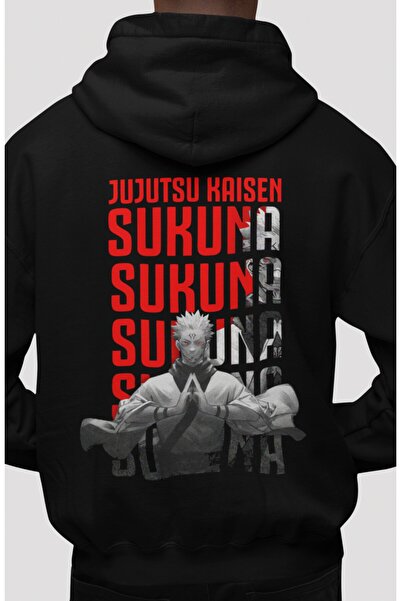 SEVBANO هودي من القطن الممشط مطبوع عليه رسومات أنمي من Jujutsu Kaisen Ryomen ...