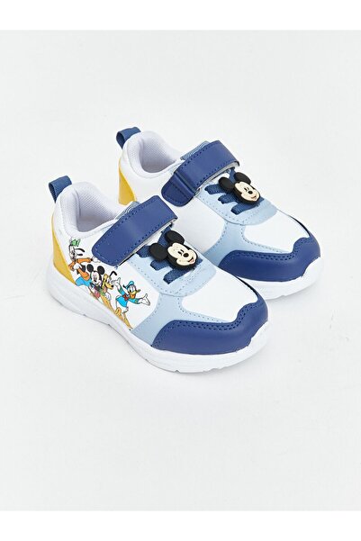 LC Waikiki Lcw Steps Blue Minnie Mouse Printed Boys' Sports Shoes
