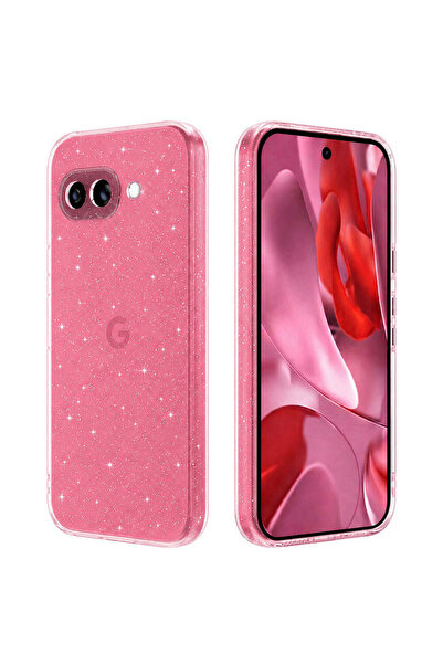 Techsuit Husă pentru Google Pixel 9a, Seria SparkleSkin, transparentă - trans...