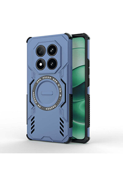 Techsuit Калъф за Xiaomi Redmi Note 14 Pro 5G, ArmorMag Case, син - син
