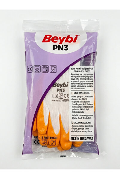 Genel Markalar BEYBİ PN3 İŞ ELDİVENİ 12Lİ