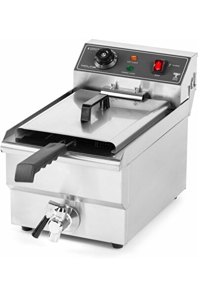 Mcline Single Fryer 10 Liter with Faucet 3000 Watt High Quality Stainless Ste...