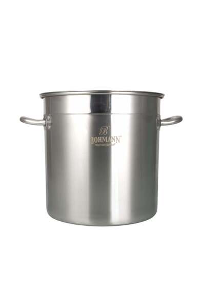 Bohmann Oala din inox cu capac, 56.5cm, 125 litri UZ CASNIC grosime 0.7mm