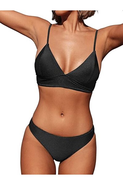 Dotail Costum de baie din două piese pentru femei, Mărimea XL, Poliester, Tex...