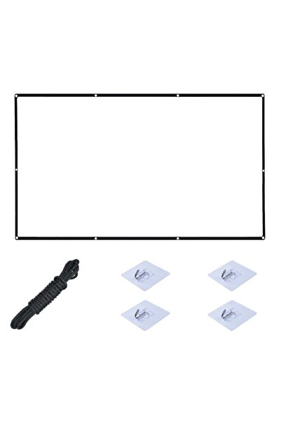 Docooler Portable Foldable Anti-Crease 16:9 HD Projector Screen LU-V5-359 Whi...