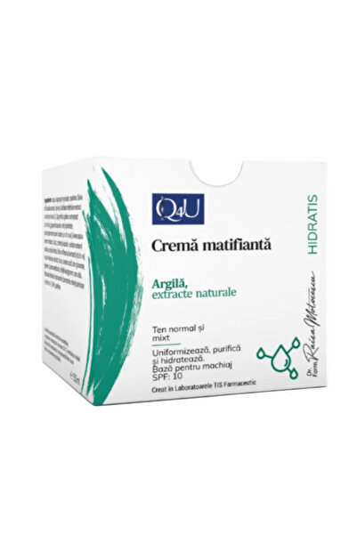 TIS Q 4 U Cremă matifiantă, 50 ml