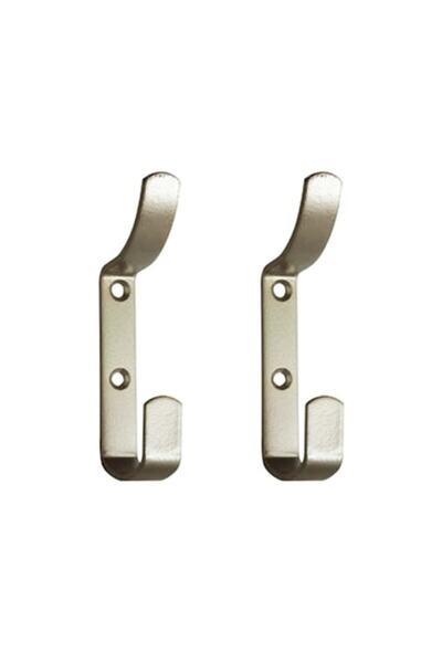 flores Set de 2 x Agățătoare metalice de perete Flores, 110mm, Satin
