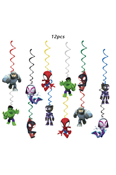 Choice4 12pcs **Spidey And His Amazing Friends Theme Kids Girls Favors Swirls...