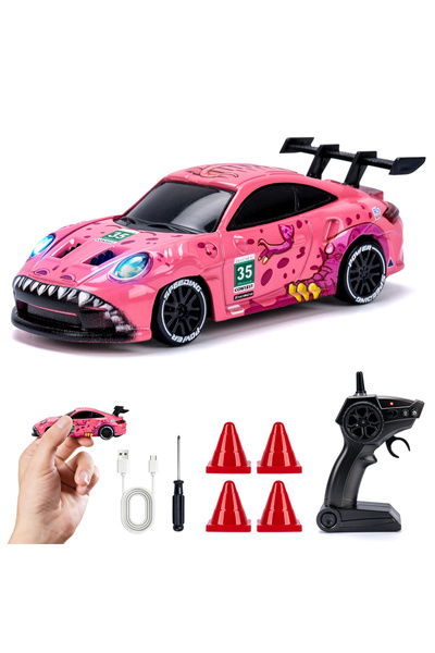 Choice11 سيارة تحكم عن بعد عالية السرعة 1180GPK بمقياس 1/64 مع إضاءة، نظام تح...