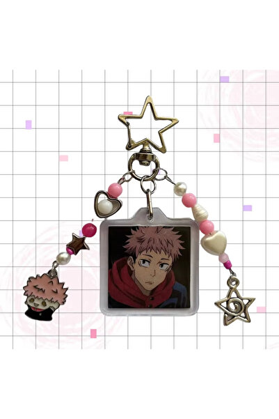 choice2 3 Cute JJK Keychain inspired Keychain Anime Gojo, Itadori, Megumi, No...