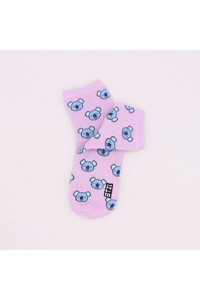 Choice جوارب BT21 Koya RJ Cooky Shooky Tata بطول منتصف الساق، تصميم إبداعي عص...