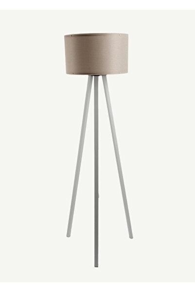 Bella Maison Peggy Demonte Tripod Lambader Bej-Beyaz (36x36x140 cm)