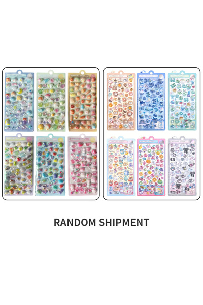 Choice random design 1pcs Funny Sweet Furit Ice Cream Pets Drop 3D Relief Sti...