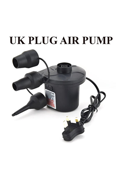 Choice UK PLUG-AIR PUMP Portable Electric Air Pump with Multiple Nozzles for ...