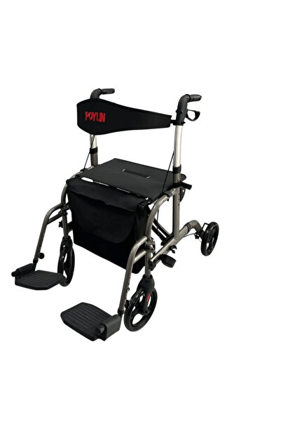 POYLİN P777P Alüminyum Pedallı Lüks Rollatör